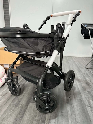 Carucior 3 in 1 pentru Bebelusi Mavio  Adventure, Landou Reversibil, Scoica Copii, Roti cu Suspensie