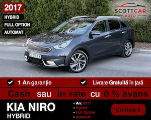 Kia Niro Full Hybrid I Automata I Full Option I Garantie 12 Luni I Auto Inmatriculata