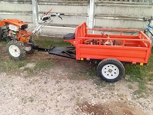 Motocultor ruris 15 cp pornire la buton cu remorca si aggregate cu acte nou - imagine 4