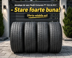 Anvelope de vara Pirelli Cinturato P7 215 55 R17 94W 215/55/17 set 4 cauciucuri