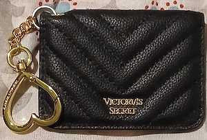 Portcard   Breloc Victoria's Secret   NOU, Model V-Quilt Negru