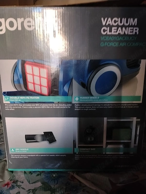 Vand aspirator Gorenje model fara sac,culoare albastra 