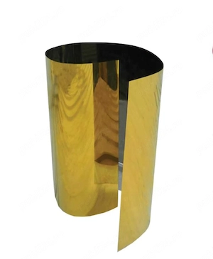 Vând coală de tablă de inox suflată cu aur de 9 k