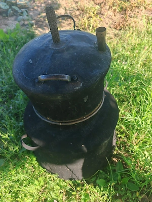 Cazan de cupru cu amestecător 60L