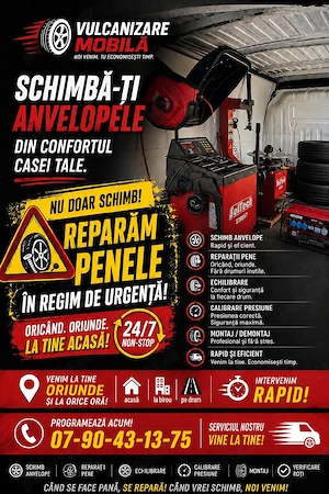 Servicii vulcanizare - venim noi la tine!!!
