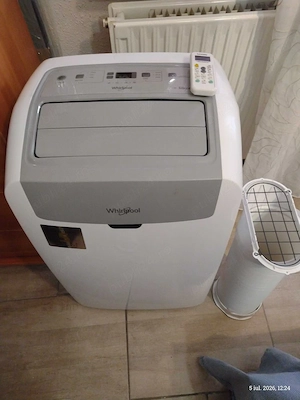 Aer condiționat portabil Whirlpool al-6-lea simt mobil 1200 btu