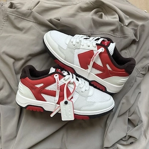 Pantofi Sport Off-White Out Of Office Strawberry Red - Rosu Gri alb - 100% originali