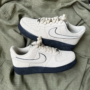 Pantofi Sport Air Force 1 Low Beige Black sole - Crem bej talpa neagra-100% originali