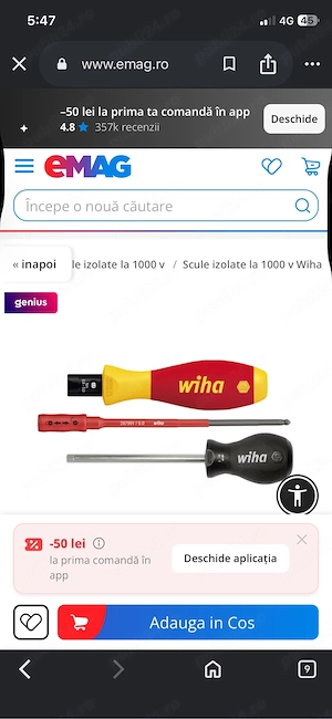 Surubelnita dinamometrica Wiha