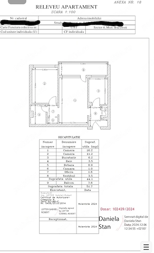 Vand apartament 2 camere Straduintei Emil Racovita 