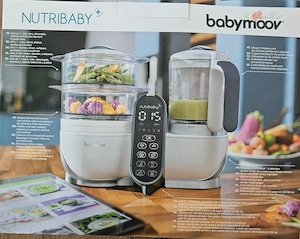 Robot multifunctional 5in1 Nutribaby, Gri, Babymoov