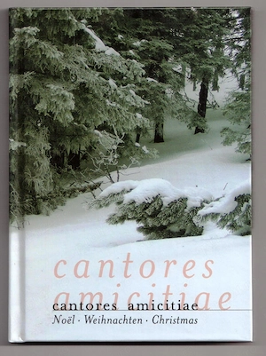 booklet biligv cu cd cantores amicitiae cantece de craciun