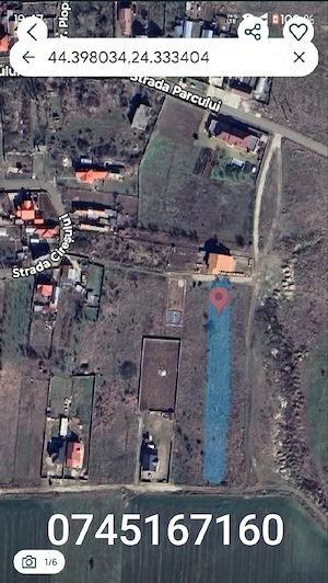 Direct de la proprietar, 2.319 mp intravilan in Slatioara-Olt, doua deschideri 14 m - imagine 3