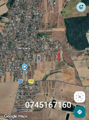 Direct de la proprietar, 2.319 mp intravilan in Slatioara-Olt, doua deschideri 14 m - imagine 2