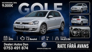 Golf 7-2016-1.2 benzină-ALLSTAR