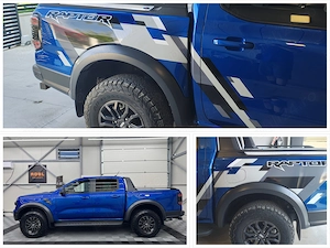 Stickere Ford Ranger Raptor - Set autocolante Premium Oracal RA + Oraguard - imagine 2