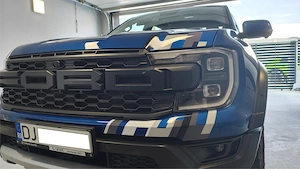 Stickere Ford Ranger Raptor - Set autocolante Premium Oracal RA + Oraguard - imagine 4