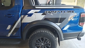 Stickere Ford Ranger Raptor - Set autocolante Premium Oracal RA + Oraguard - imagine 5