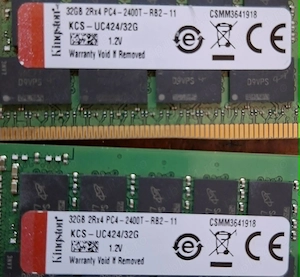 Modul Memorie Ram Server Kingston 32GB DDR4 2400MHz ECC RDIMM 1.2V 288p Memory KCS-UC424 32G 