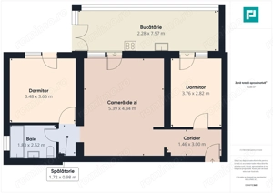 Apartament modern cu 3 camere și curte privată generoasă – Dumbrăvița - imagine 3