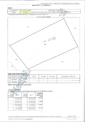 EXCLUSIV! Teren intravilan 5.523 mp Vaideeni Horezu.78 m deschidere. Utilități. Preț atractiv! Opo - imagine 4