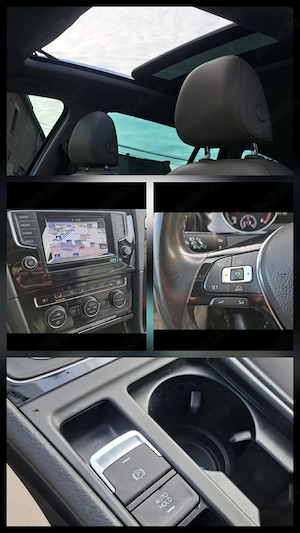 VW Golf 7 , 1.6 tdi Highline, Acc , Panoramic, Piele, Bi xenon, Rar efectuat, Revizie completa Iulie - imagine 5