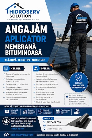 Angajam aplicator membrana  bituminoasa 