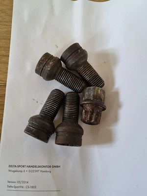 Set prezoane antifurt Nissan sau VW cu cheie - imagine 2