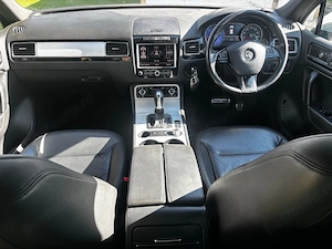 Dezmembrez Volkswagen Vw Touareg 7P 2012 R-line 3.0 CRC 245 cp piele fata completa carlig 251401km - imagine 5