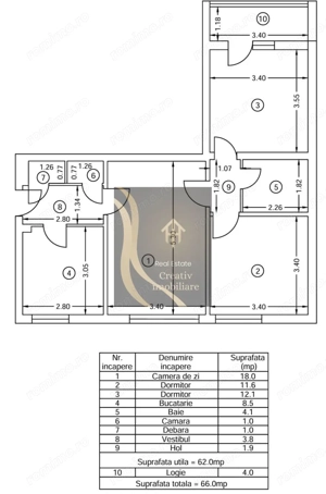 Apartament de 3 camere în sector 3, zona str. Câmpia Libertății - imagine 3