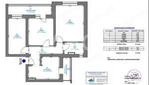 Apartament 62 mp 3 camere etaj 3 balcon pivnita Piata Noua Cisnadie - imagine 3