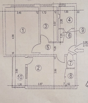 Vand apartament 2 camere Berceni - imagine 8