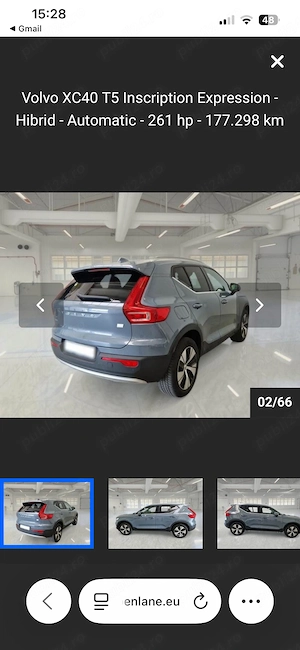 Volvo XC 40 Inscription Expresion hybrid  - imagine 4