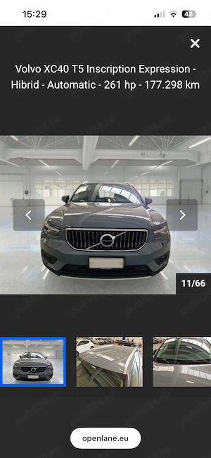 Volvo XC 40 Inscription Expresion hybrid  - imagine 2