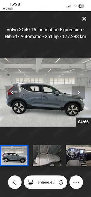 Volvo XC 40 Inscription Expresion hybrid  - imagine 3