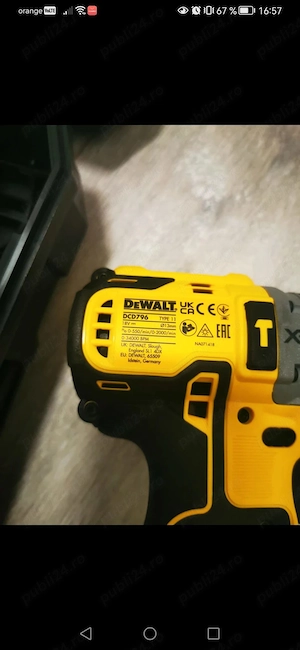 Bormaşină DeWalt DCD796 este o mașină compactă de găurit și înșurubat cu percuție din gama XR Li-Ion - imagine 4