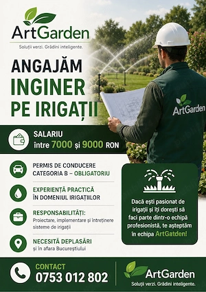 inginer si operator spatii verzi