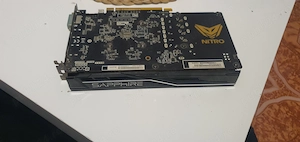 placă video Sapphire Radeon RX 480 în versiunea de top Nitro+ cu stocare de 8GB GDDR5 pe 256-biți. 