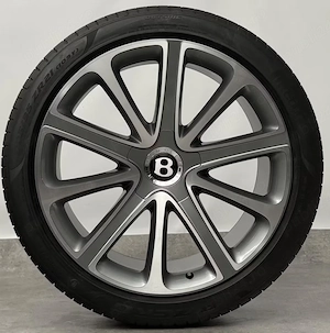 set jante Original Bentley Continental GT GTC R21 in 2 latimi  9.5x21 ET68 prindere 5x130 cod janta 