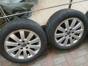 Jante vw originale.5.112 pe.16 vara - imagine 2