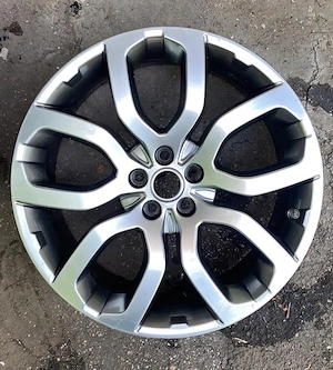 vand set 4 jante original range rover EVOQUE STYLE 504 culoare de fabrica SHADOW CHROME diametru 20 
