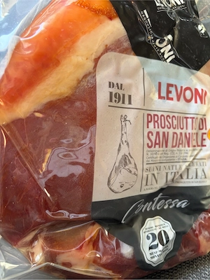 Prosciutto Levoni autentic
