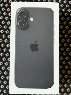iPhone 16 Black 128gb, NOU, SIGILAT