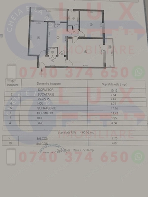 Id 3664 de vanzare apartament 3 camere | ultracentral - imagine 20