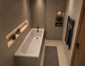 Apartament  3 camere , penthouse SEMIFINISAT! cu CF! ocupabil imediat! - imagine 6
