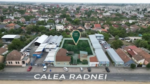 Teren pentru expunere comerciala de 2080 mp cu FS de 32 ml, cu birouri, Micalaca - imagine 2