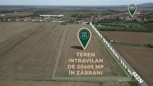 Teren intravilan de 25400 mp cu potențial excepțional pentru investiție în Zăbra - imagine 4