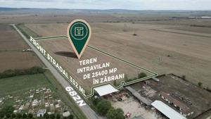 Teren intravilan de 25400 mp cu potențial excepțional pentru investiție în Zăbra - imagine 3