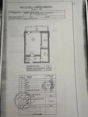 Proprietar- Vand garsoniera spatioasa, bloc ANL, Aleea Plopilor