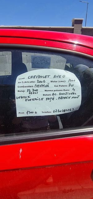 Vand Chevrolet 